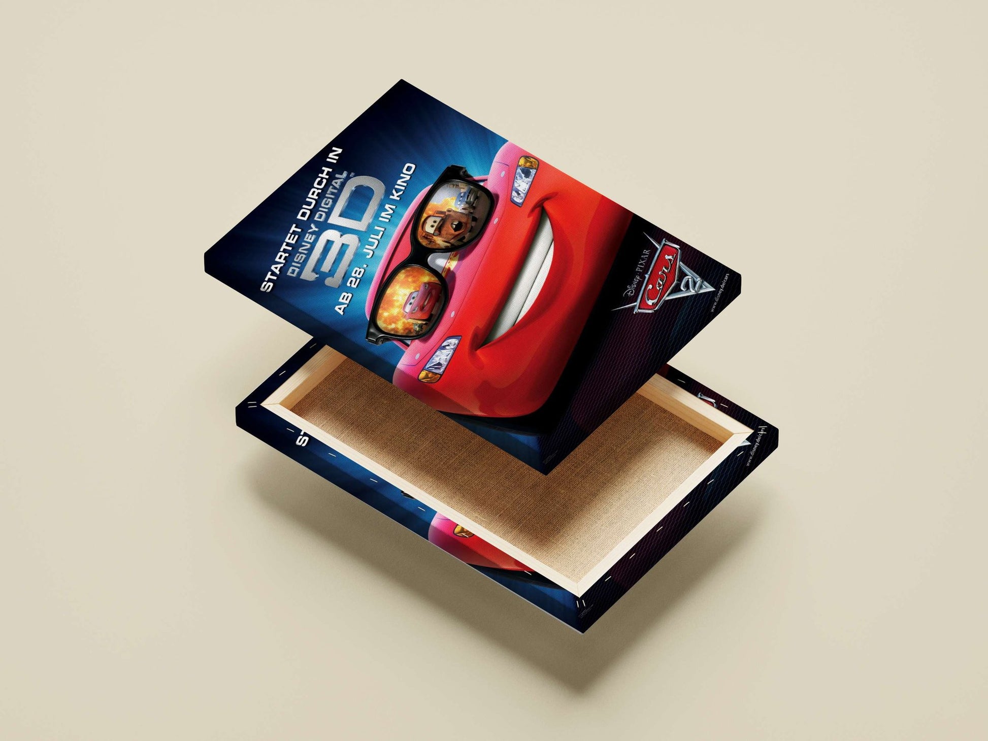 Lightning McQueen from Disney-Pixar's Cars franchise Lightning Mcqueen - Radiant Red Poster