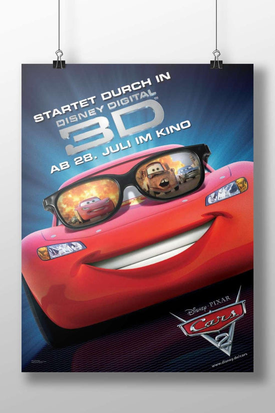 Lightning McQueen from Disney-Pixar's Cars franchise Lightning Mcqueen - Radiant Red Poster