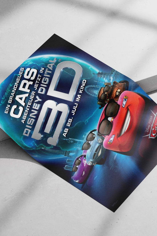 Disney Pixar's Cars franchise (specifically characters from Cars 2 like Lightning McQueen and Mater) Lightning