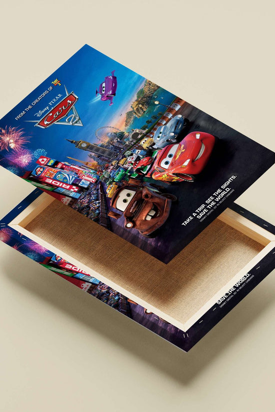 Cars 2 (Disney Pixar animated franchise) Lightning Mcqueen - Turbocharged Poster