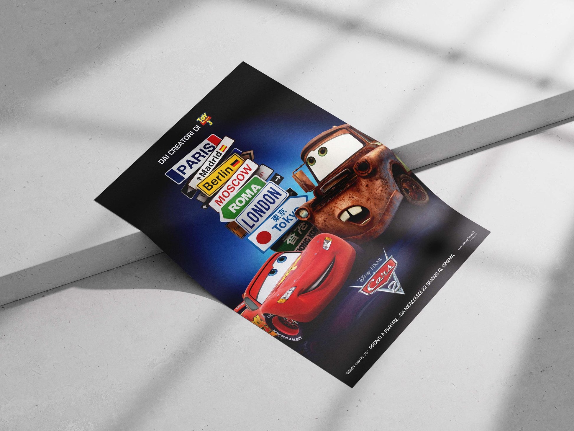 Lightning McQueen and Mater from Disney Pixar's Cars 2. Lightning Mcqueen & Mater - Cars