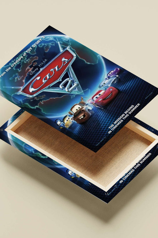 Cars 2 (Disney Pixar's animated movie franchise) Lightning Mcqueen - Turbine Turbo Poster