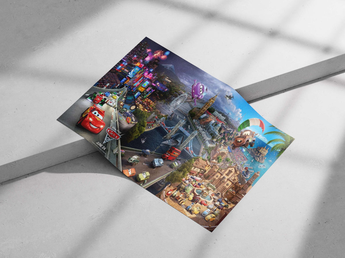 Lightning McQueen and other vehicles from the Disney Pixar "Cars" franchise Lightning Mcqueen Racing Glory