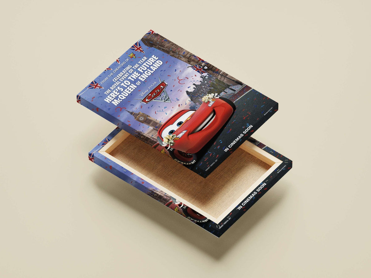 Lightning McQueen, from Disney Pixar's Cars franchise (Cars 2) Lightning Mcqueen - Turbocharged Hero Poster