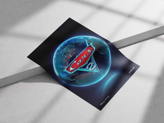 Cars 2 (Disney·Pixar franchise) Lightning Mcqueen - Speedy Pixar Poster