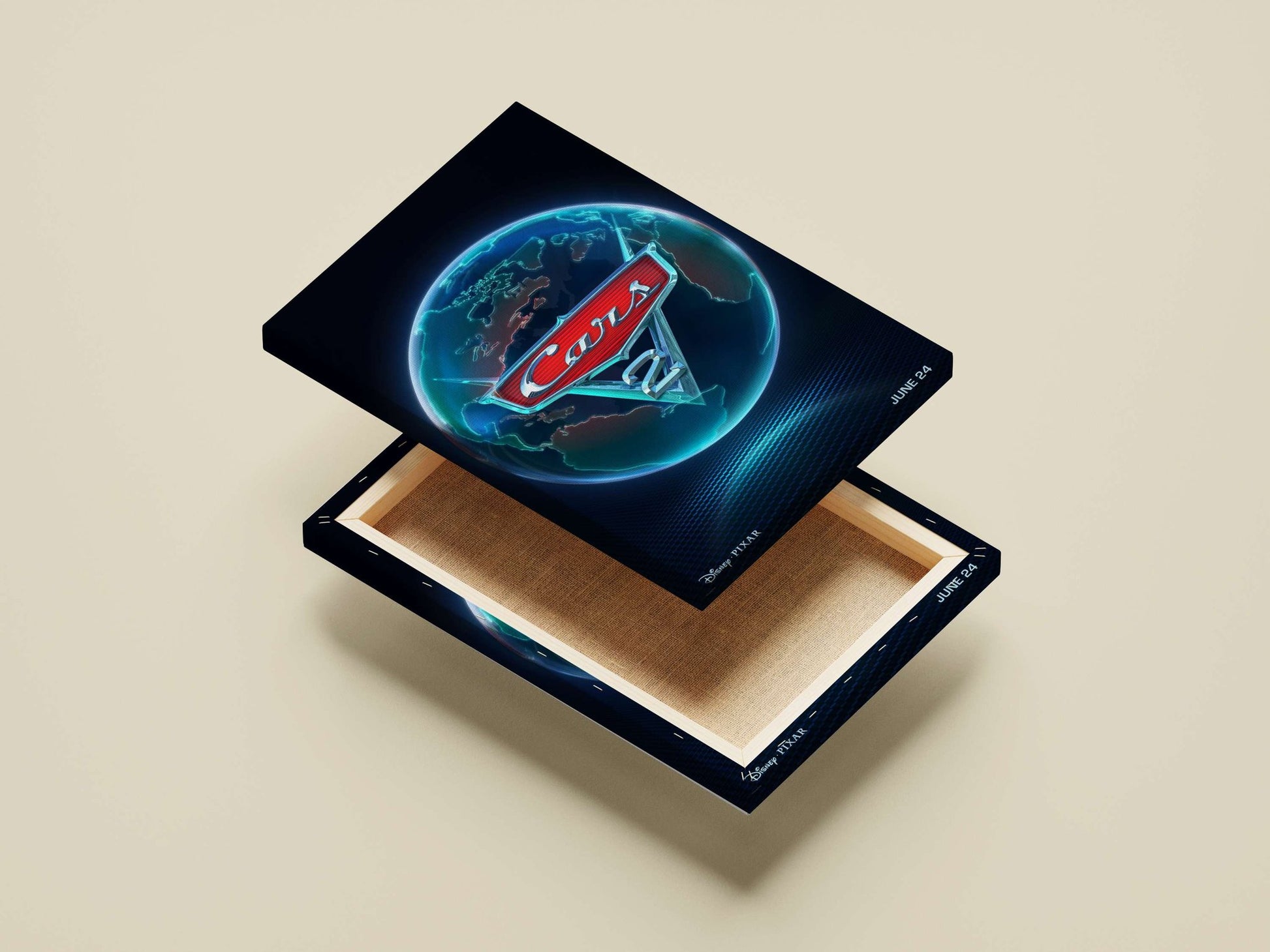 Cars 2 (Disney·Pixar franchise) Lightning Mcqueen - Speedy Pixar Poster