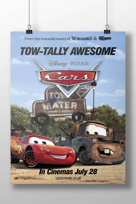 Disney Pixar's *Cars* movie franchise, specifically the animated film "Cars". Lightning Mcqueen - Racing Icon