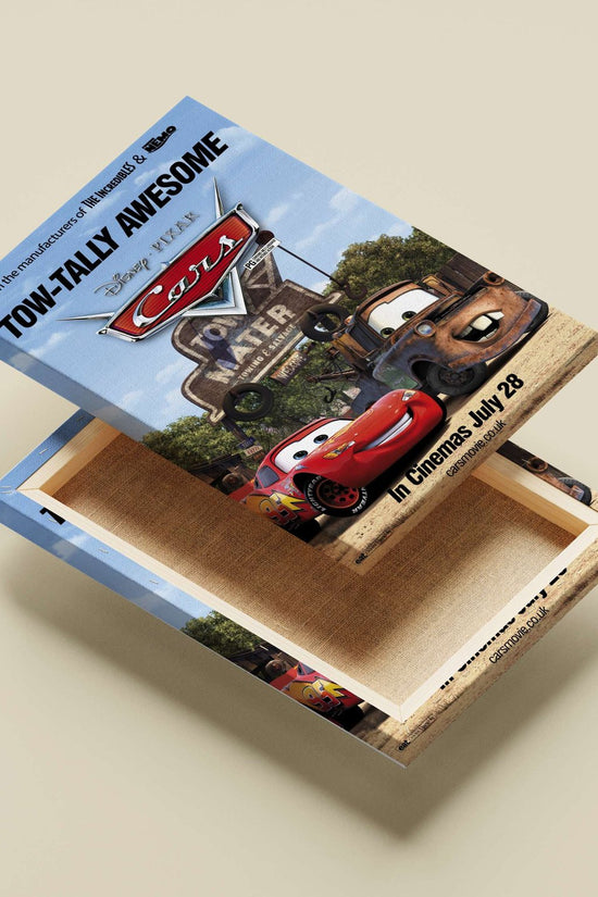 Disney Pixar's *Cars* movie franchise, specifically the animated film "Cars". Lightning Mcqueen - Racing Icon