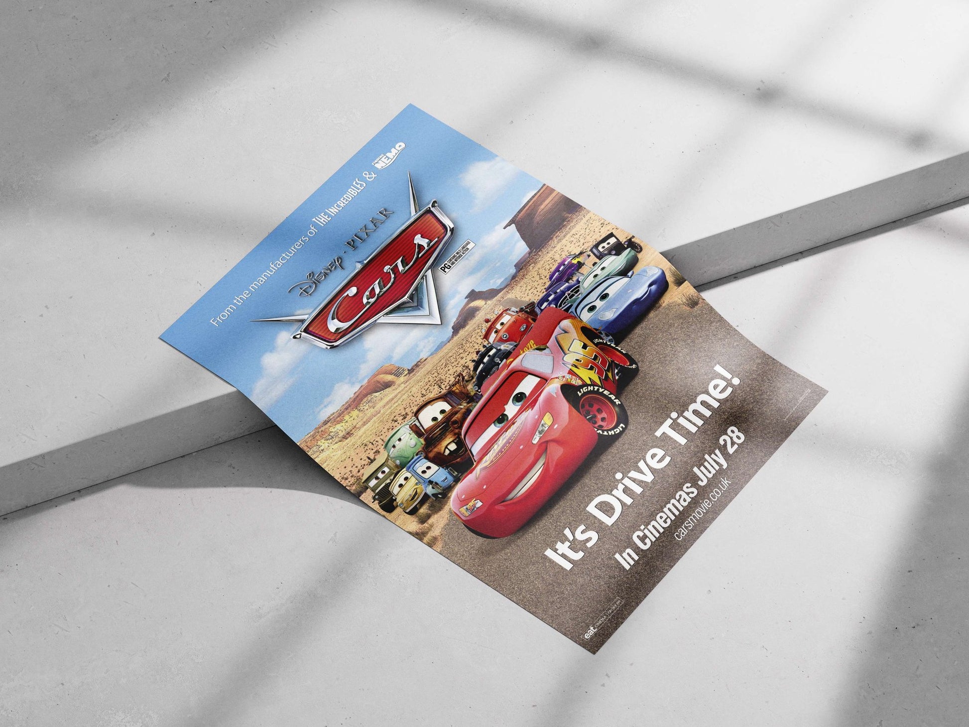Disney Pixar's Cars Lightning Mcqueen - Speed Icon Poster