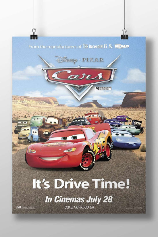 Disney Pixar's Cars Lightning Mcqueen - Speed Icon Poster