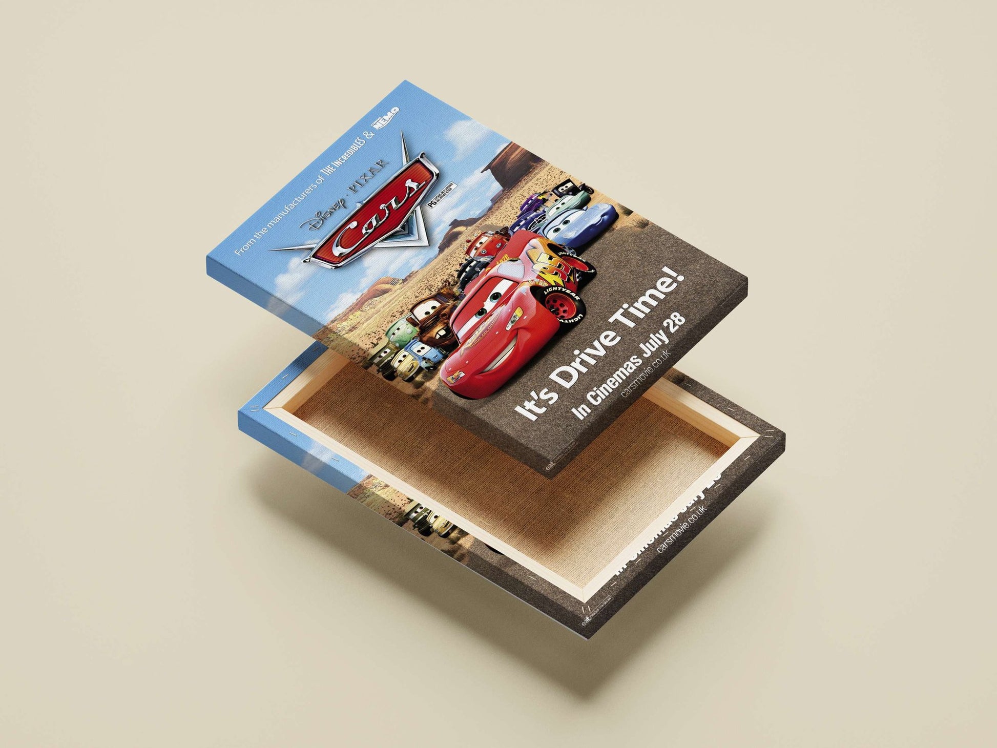 Disney Pixar's Cars Lightning Mcqueen - Speed Icon Poster