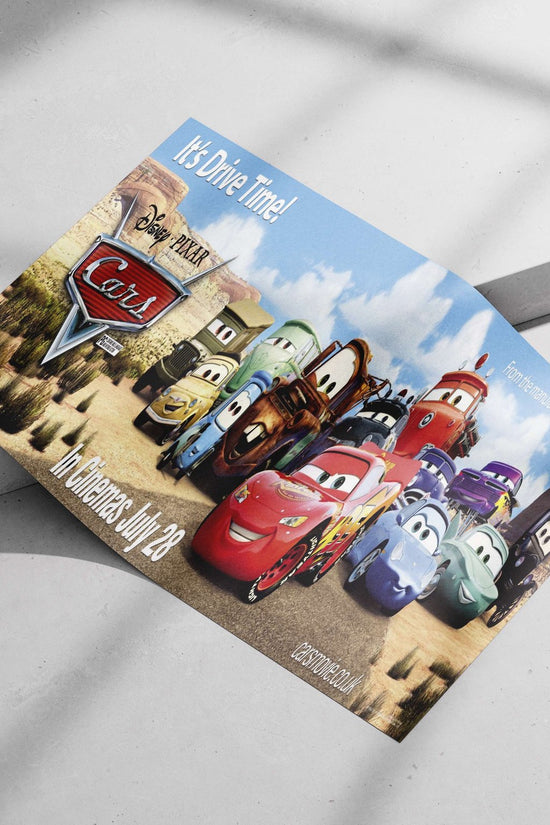 Disney·Pixar's Cars franchise (2006 film "Cars") Lightning Mcqueen - Racing Icon Poster