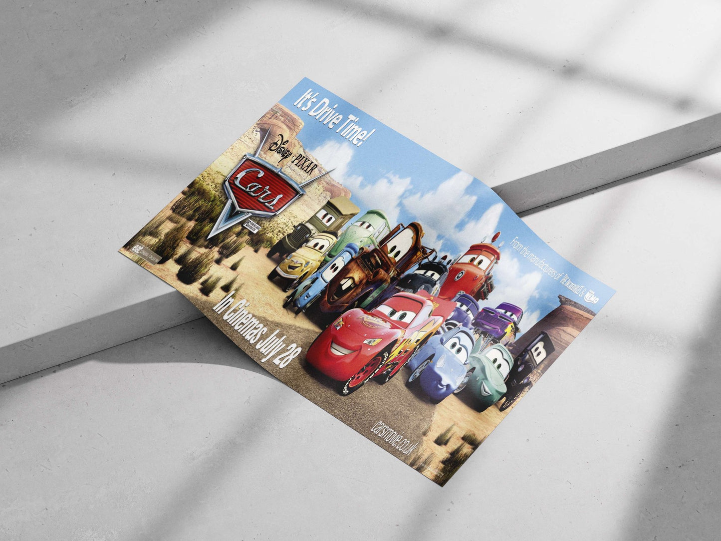 Disney·Pixar's Cars franchise (2006 film "Cars") Lightning Mcqueen - Racing Icon Poster