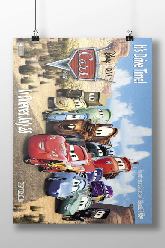 Disney·Pixar's Cars franchise (2006 film "Cars") Lightning Mcqueen - Racing Icon Poster