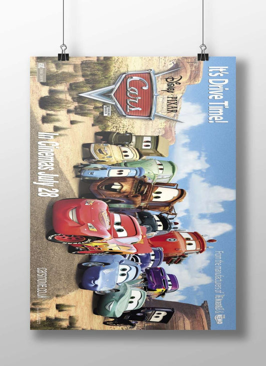 Disney·Pixar's Cars franchise (2006 film "Cars") Lightning Mcqueen - Racing Icon Poster