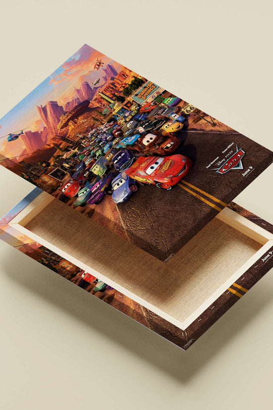 Cars (Disney Pixar franchise, specifically the movie "Cars") Lightning Mcqueen - Fast And Focused Poster