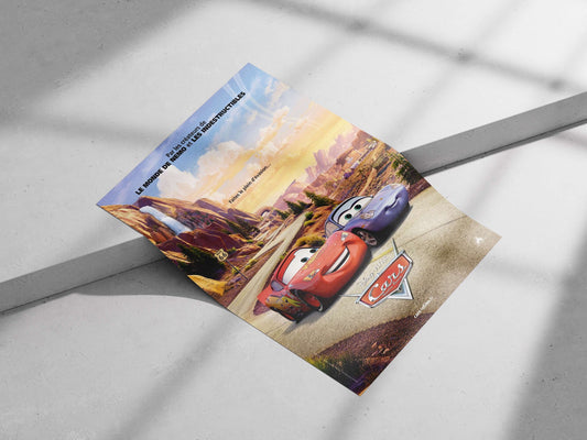 Lightning McQueen and Sally, characters from Disney Pixar's "Cars" franchise Lightning Mcqueen & Sally -