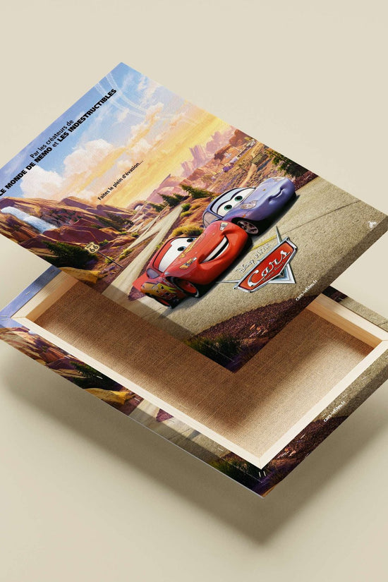 Lightning McQueen and Sally, characters from Disney Pixar's "Cars" franchise Lightning Mcqueen & Sally -