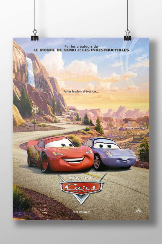 Lightning McQueen and Sally, characters from Disney Pixar's "Cars" franchise Lightning Mcqueen & Sally -