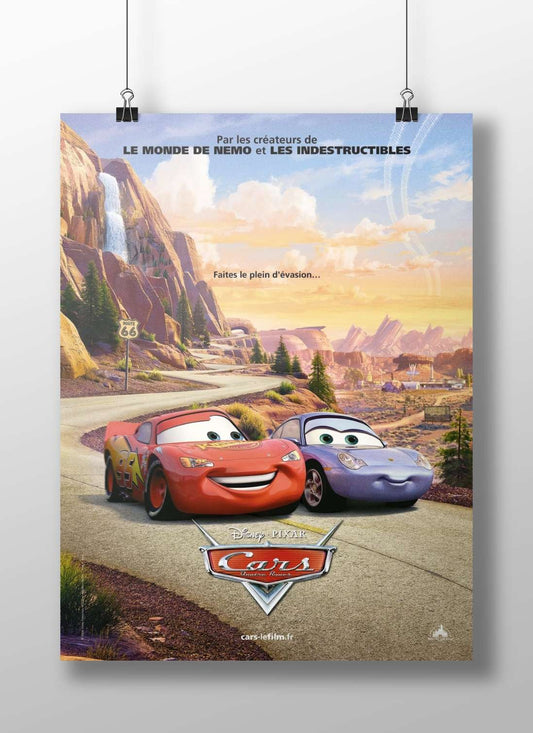 Lightning McQueen and Sally, characters from Disney Pixar's "Cars" franchise Lightning Mcqueen & Sally -