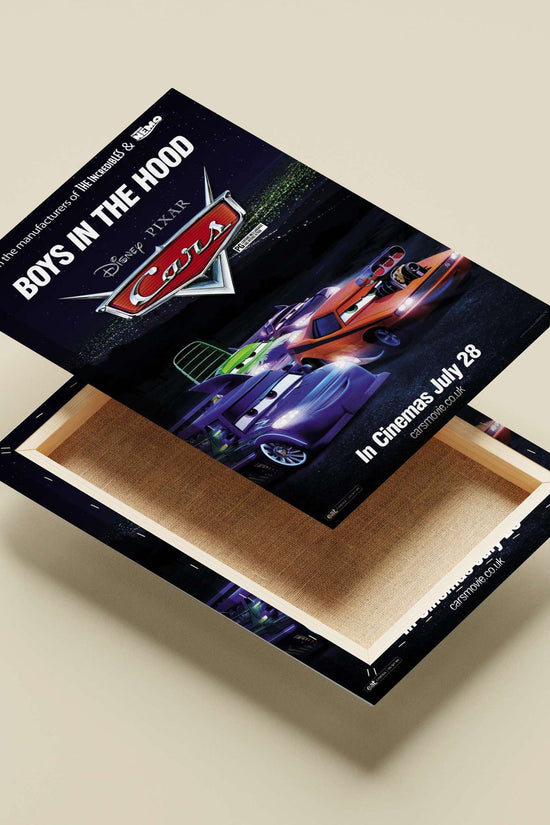 Cars (Disney Pixar animated film franchise) Lightning Mcqueen - Iconic Race Car Poster