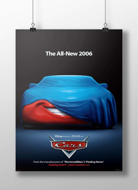 The animated film "Cars" (2006) by Disney and Pixar. Lightning Mcqueen - Iconic Racing Star