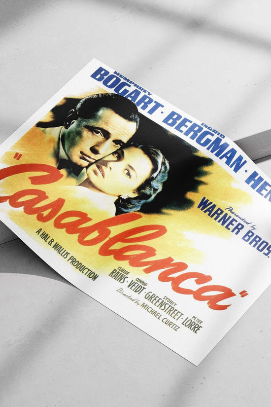 Casablanca (1942 film starring Humphrey Bogart, Ingrid Bergman, Paul Henreid) Rick Blaine'S Bar - Classic