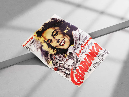 Casablanca (the 1942 Warner Bros. film starring Humphrey Bogart, Ingrid Bergman, and Paul Henreid) Casablanca