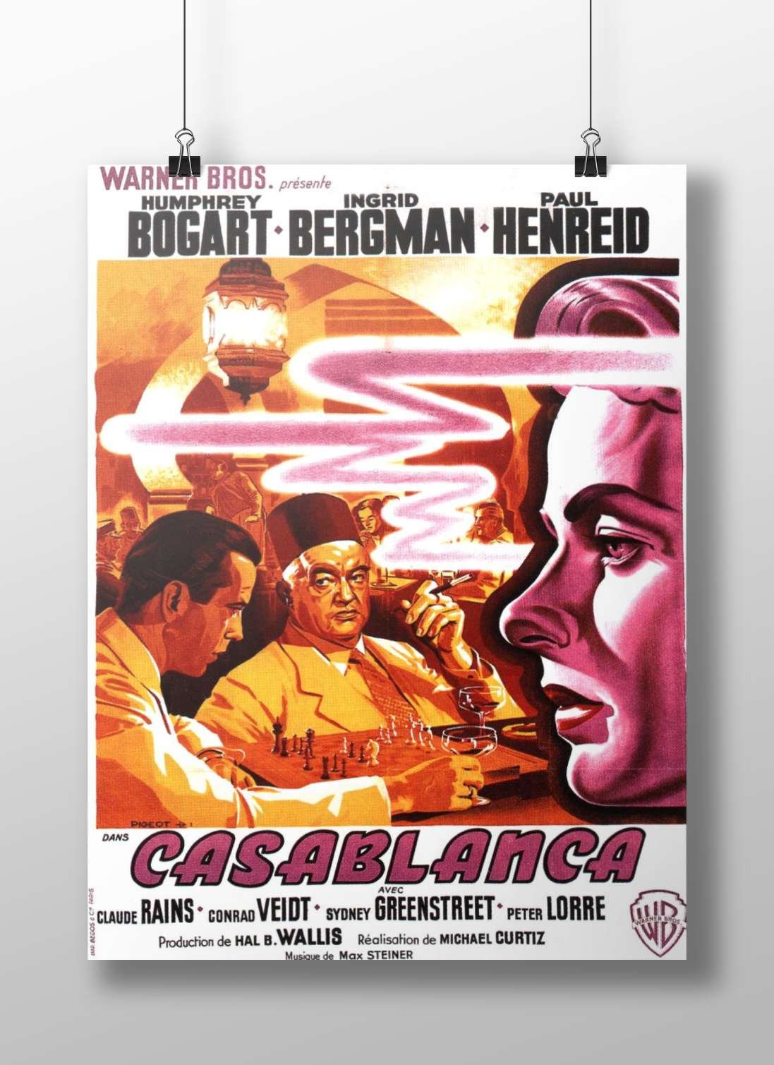 Casablanca (film) Rick Blaine - Casablanca Icon Poster