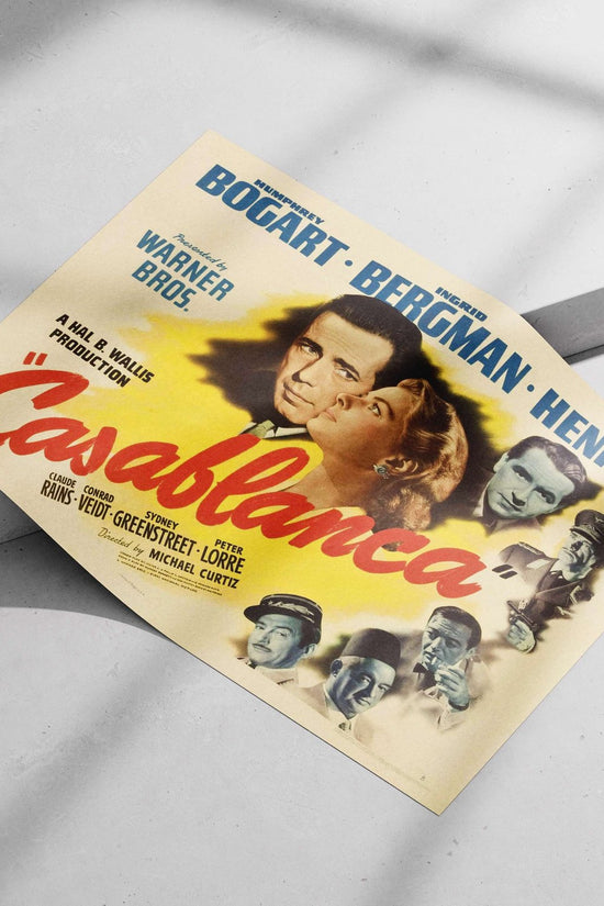 Casablanca (1942 film) Rick Blaine - Lost In Time Poster