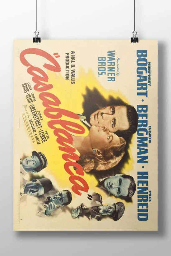 Casablanca (1942 film) Rick Blaine - Lost In Time Poster