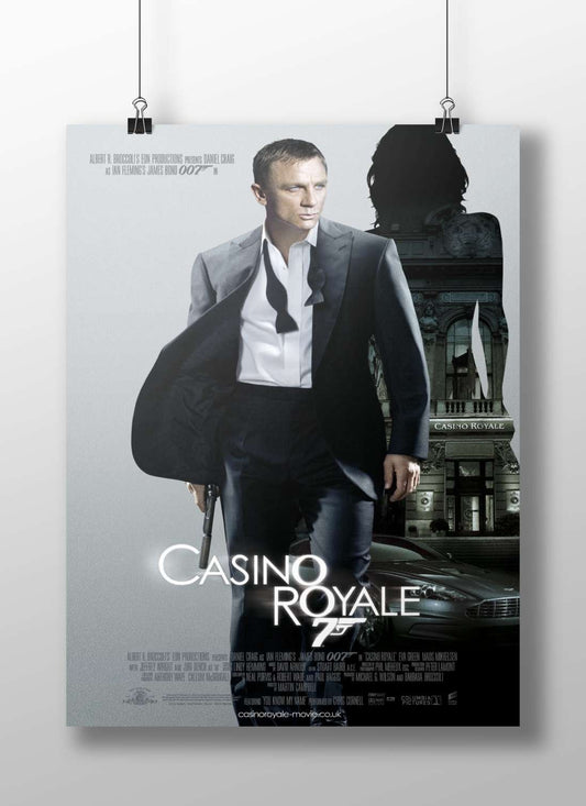Daniel Craig as James Bond in the 2006 film "Casino Royale" (007 franchise) Daniel Craig