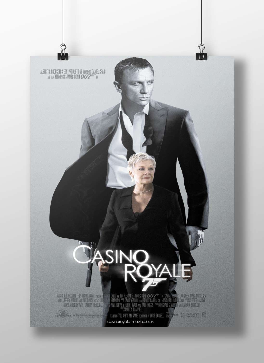Daniel Craig as James Bond in "Casino Royale" (2006) from the James Bond 007 franchise