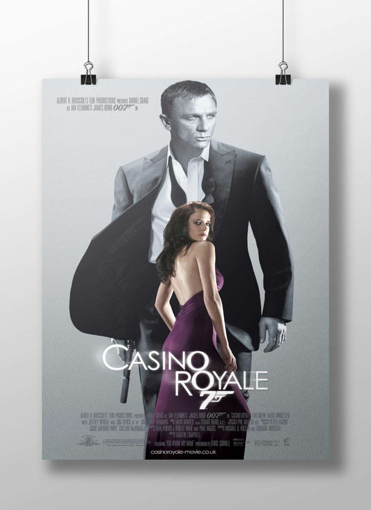 Casino Royale (2006), James Bond 007 franchise (confirmed by "casinroyale-movie.co.uk" from Tesseract OCR). Casino Royale