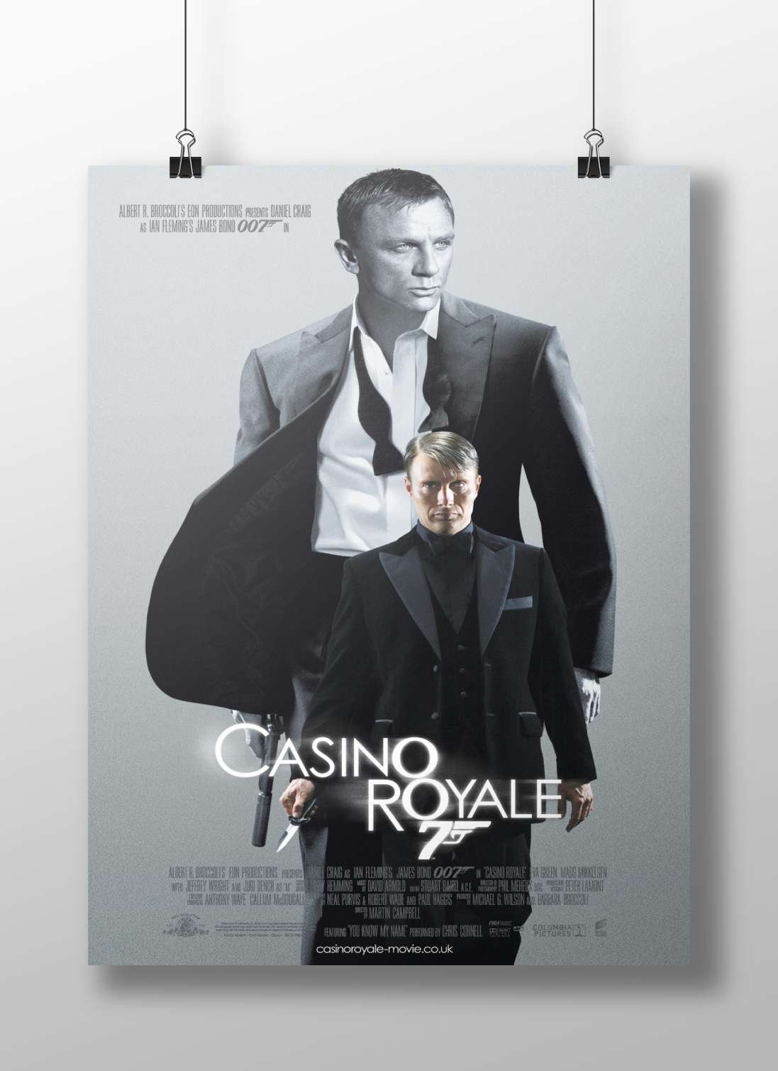 Daniel Craig as James Bond in Casino Royale Daniel Craig - Casino Royale Poster