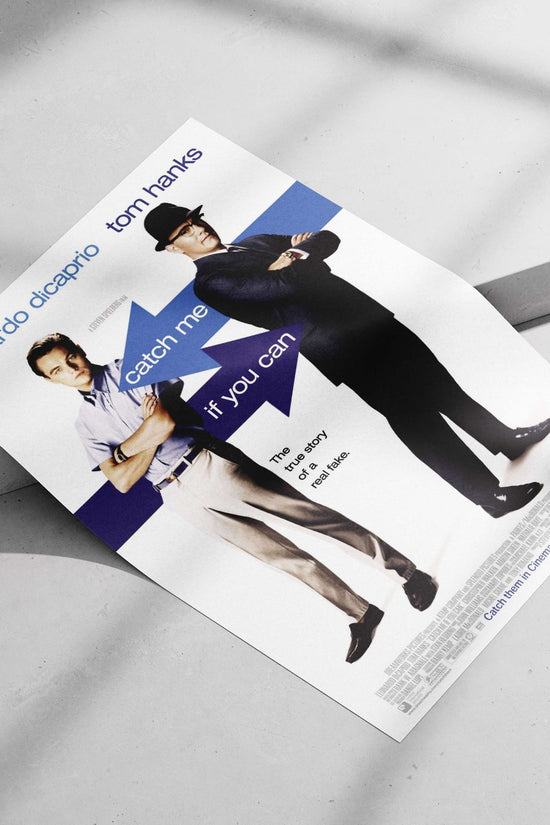 Catch Me If You Can (the movie) Frank Abagnale - Master Con Man Poster