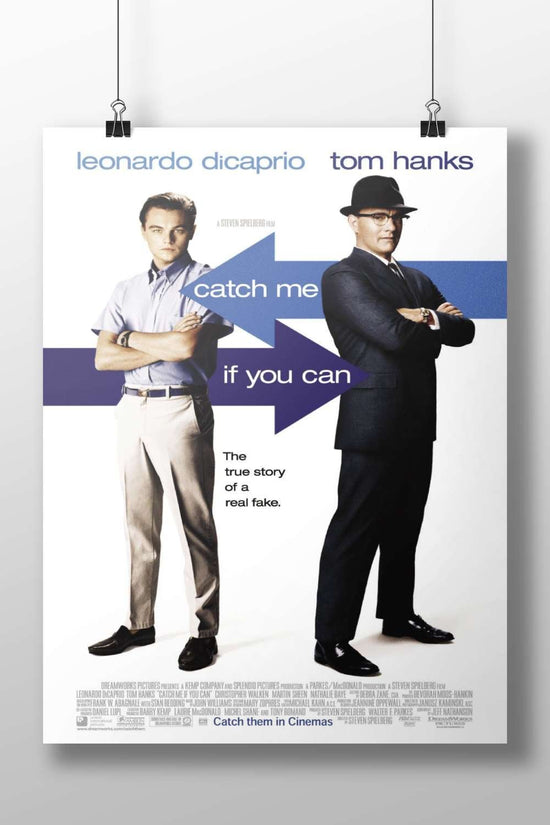Catch Me If You Can (the movie) Frank Abagnale - Master Con Man Poster