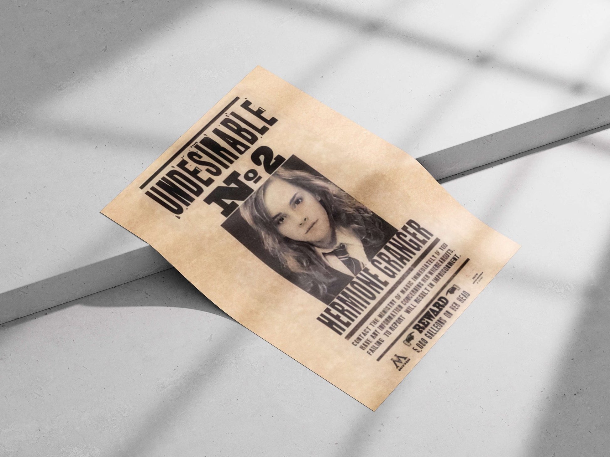 Hermione Granger from the Harry Potter franchise Hermione Granger - Wise Wizard Poster