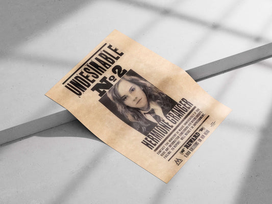 Hermione Granger from the Harry Potter franchise Hermione Granger - Wise Wizard Poster