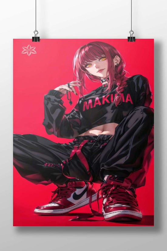 Makima (from Chainsaw Man) Main Subject: Makima (from Chainsaw Man) Matte BoizzBoard rigid print — Anime wall art India |