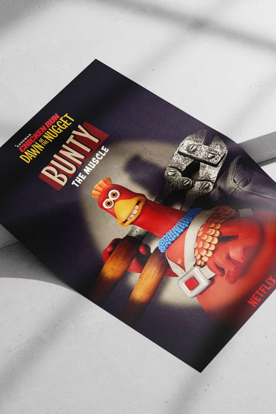 Bunty the Muscle from Aardman's "Chicken Run: Dawn of the Nugget" franchise Bunty The Muscle