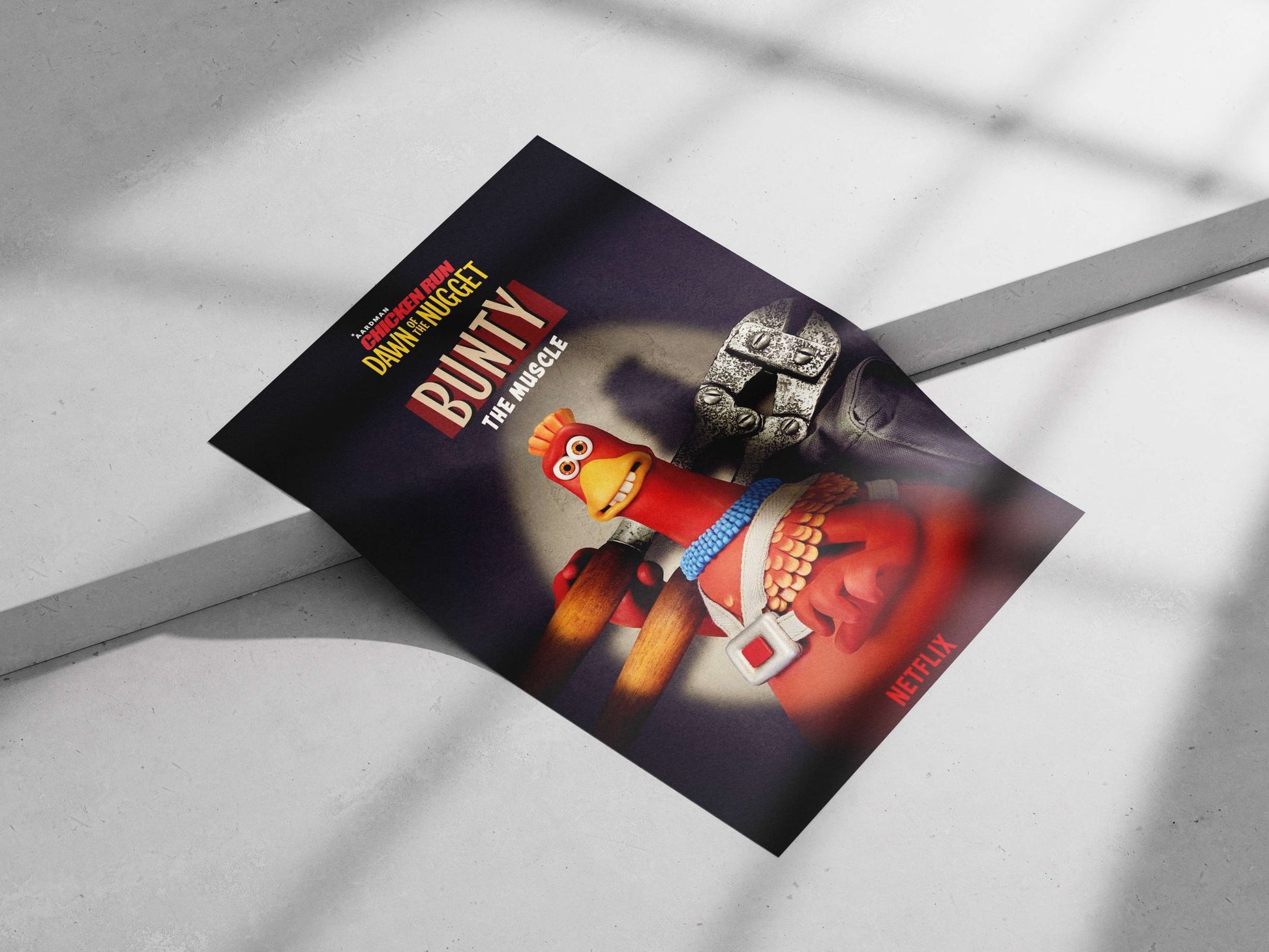 Bunty the Muscle from Aardman's "Chicken Run: Dawn of the Nugget" franchise Bunty The Muscle