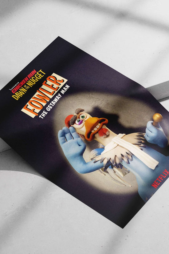 Fowler from Aardman’s Chicken Run franchise. Fowler - Hen Hero Poster