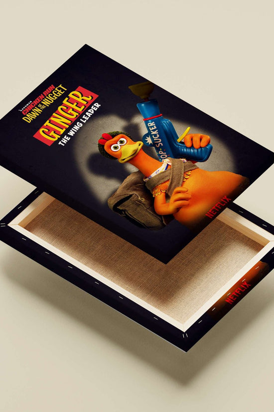Ginger, the wing leader character from Aardman's Chicken Run franchise. Ginger - Wing Leader Adventure
