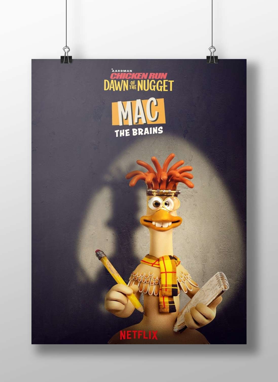 Mac the Brains (character from the Chicken Run franchise) Mac The Brains - Wise Hen