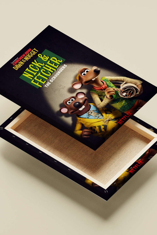 Nick & Fetcher from Aardman's Chicken Run franchise Nick & Fetcher - Farm Escape Poster