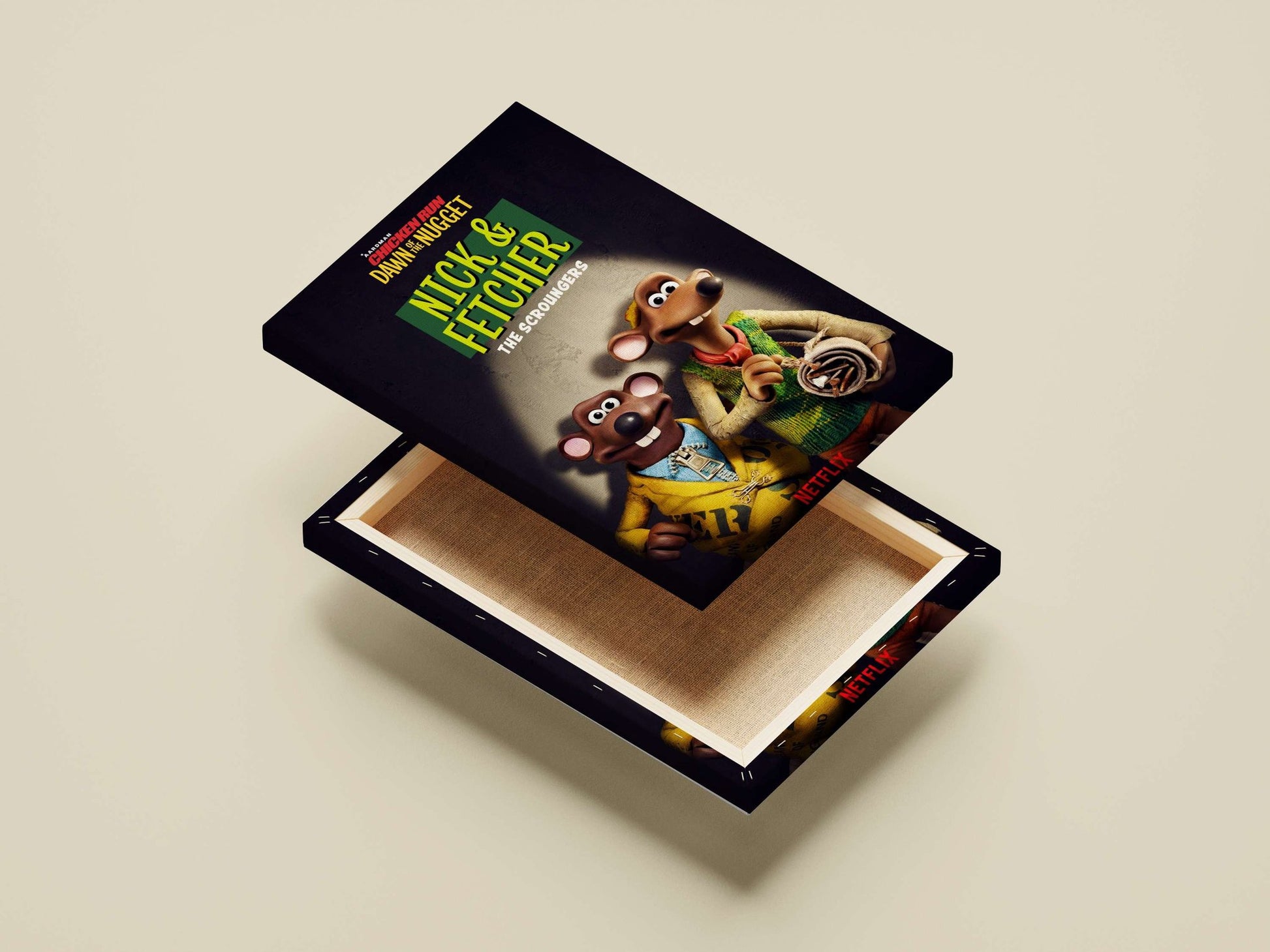 Nick & Fetcher from Aardman's Chicken Run franchise Nick & Fetcher - Farm Escape Poster