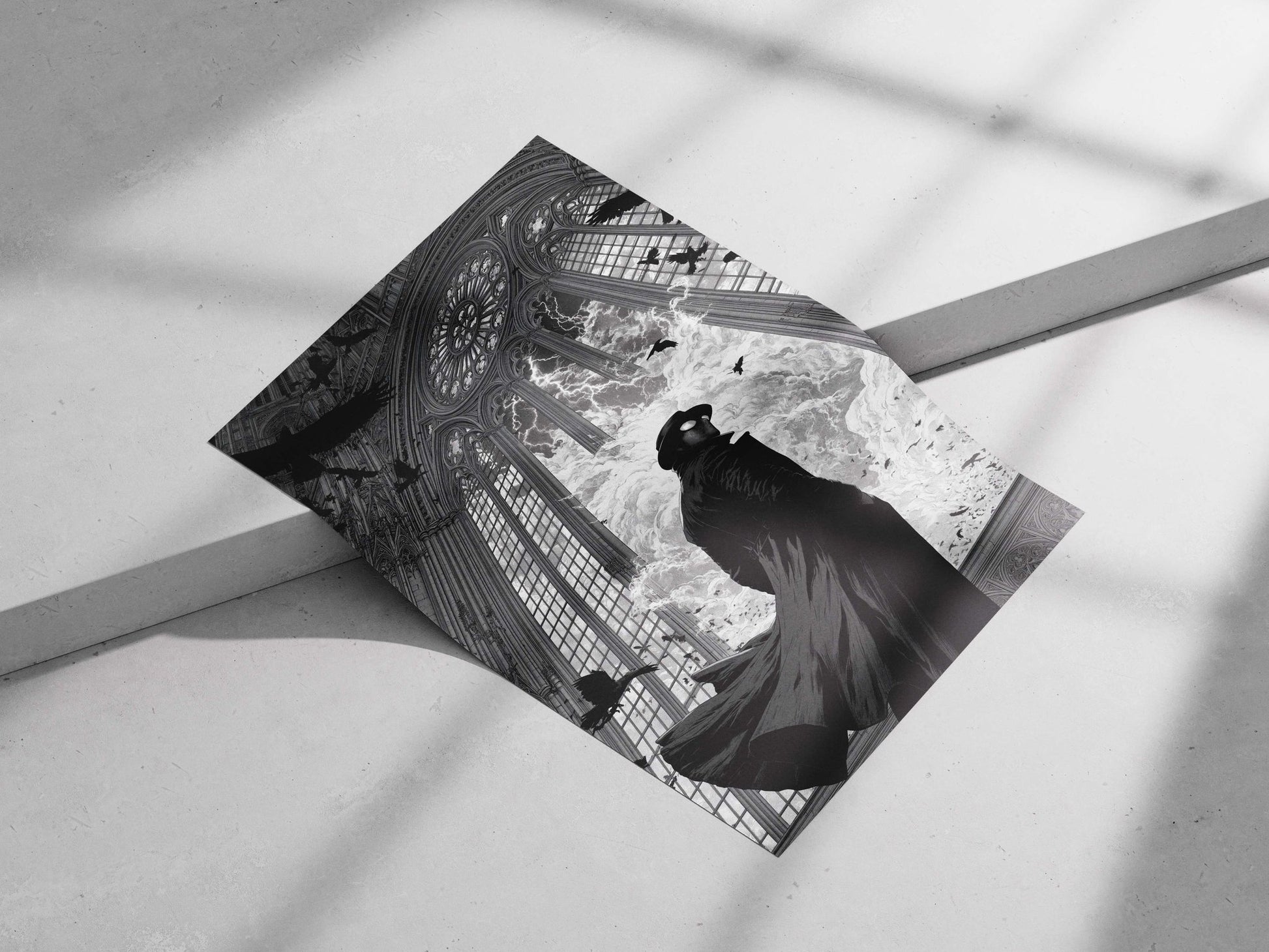 The Crow Main Subject: The Crow Matte poster print — Art wall art India | PosterBoizz