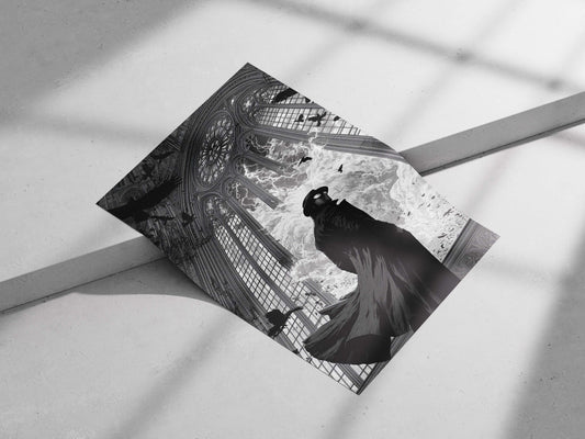 The Crow Main Subject: The Crow Matte poster print — Art wall art India | PosterBoizz