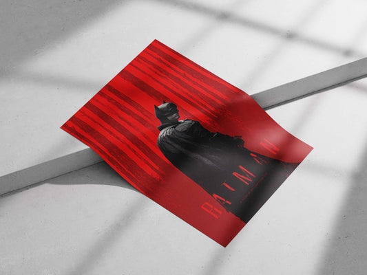 Batman (DC Comics franchise) Main Subject: Batman (DC Comics franchise) Matte poster print — Superhero wall art India |
